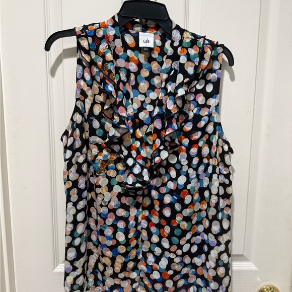 CAbi Multicolor Ruffle Blouse - Picture 2 of 3
